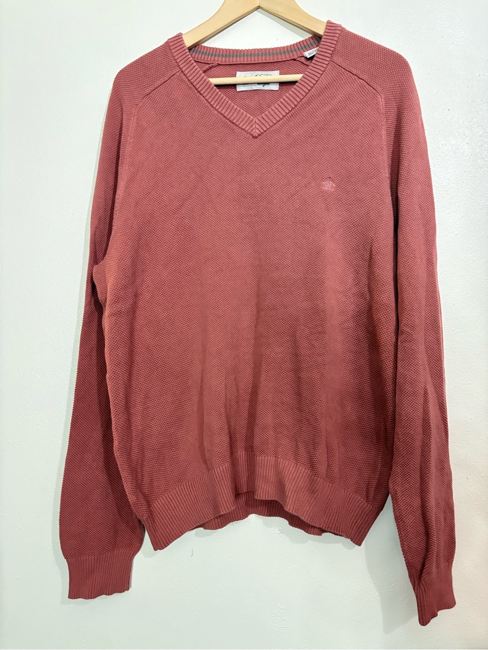 Original Penguin Ribbed Crew Sweater Extra Large